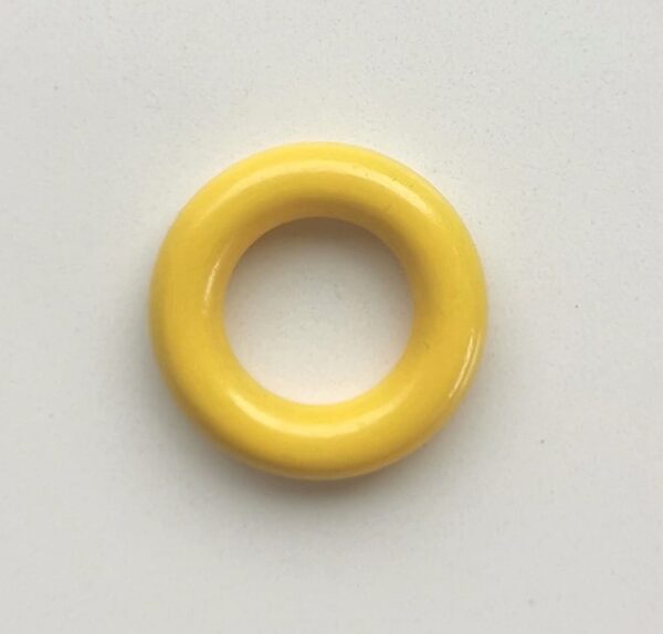 Anello mini senza foro giallo in legno